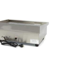 Grill Grătar frytop electric striat 550×365 mm, inox - Img 5