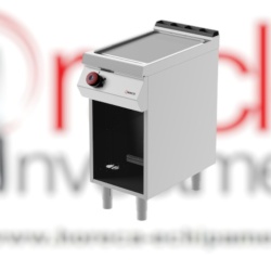 Grill simplu electric cu placă netedă și dulap neutru deschis, Desco Italia