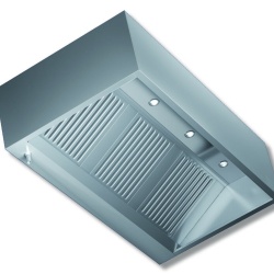 Hotă de perete cubică cu motor, 1400x1400 mm - Img 2