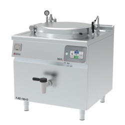 Marmită electrică rotundă T.KE-150-O, 150 litri, 18kW, touchscreen 7'', încălzire indirectă cu abur, TALENT Gastro-Haal - Img 7