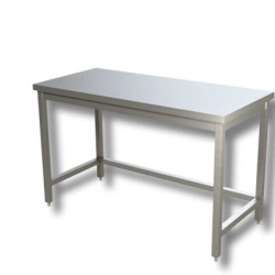 Masă de lucru din inox, 160 cm - Img 2