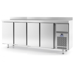 Masă de lucru frigorifică pentru bar 2452x1050 mm, 730 litri, Infrico - Img 3