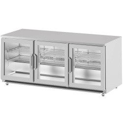 Masă frigorifică bar cu uși de sticlă 1844x811 mm, 590 litri, Infrico - Img 6