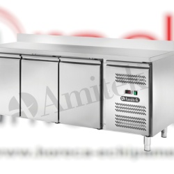 Masă frigorifică cu 3 uși și rebord 1800x700x960 mm, Amitek