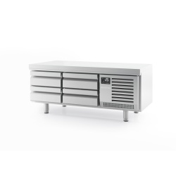 Masă rece, bază frigorifică pentru linia de gătit, 1600x700x650 mm Infrico - Img 2
