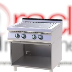 Mașină de gătit electrică cu inducție, 4 plite cu suport