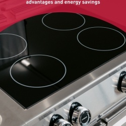 Mașină de gătit electrică cu plită vetroceramică, și cuptor electric GN1/1, Desco Italia - Img 8
