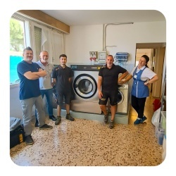 Mașină de spălat rufe profesională Imesa, tip încălzire apă caldă - Img 5