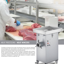 Mașină de tocat carne, 270 kg/oră, Minerva - Img 3