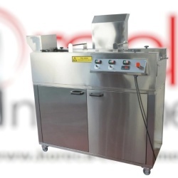 Mașină tip bandă pentru prăjire (friteuză), blansare sau fierbere, electrică, 250 L, bandă 440 mm