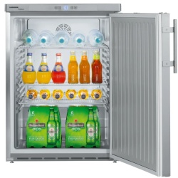 Mini frigider, minibar răcire dinamică, 130 litri, inox, Liebherr - Img 6