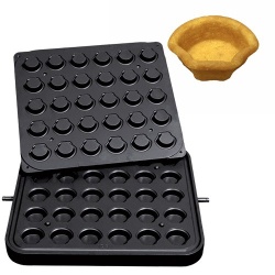 Placă pentru aparatul de tarte, 30 forme cochilie 50x45 mm - Img 2