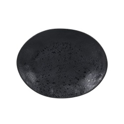 Platou negru oval 31x24 cm, set de 12 bucăți, Arizona Viejo Valle - Img 2