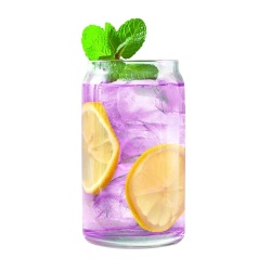 Set 6 pahare de sticlă, formă doză/borcan 350 ml, Onis - Img 6