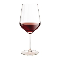 Set 6 pahare de sticlă pentru Vin 650 ml, Carre - Img 2