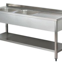 Spalator cu 2 cuve, picurator si polita intermediara
