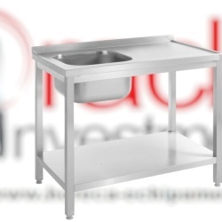 Spălător din inox cu 1 cuvă