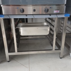 Suport pentru cuptor 90x70x72 cm cu 6 ghidaje pentru 12 tăvi GN 1/1