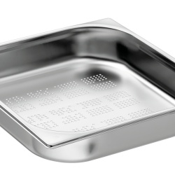 Tavă de inox (perforată) GN2/3 h 65 mm - Img 4