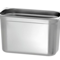 Tavă de inox (suprafață mată) GN1/3 h 200 mm - Img 2