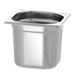 Tavă de inox (suprafață mată) GN1/6 h150 mm - Img 2