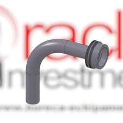 Tub de injecție curbat pentru adaptor mașina de injectat crema, 14 mm Dosicream