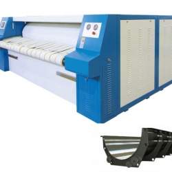 Uscător-călcator cu vapori, viteză de călcare 5-35 m/min CH 3000 S II cu 2 role - Img 2