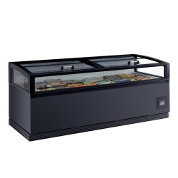 Vitrină de congelare orizontală VIZION, profesională 613 litri, magazin sau supermarket, Infrico - Img 2
