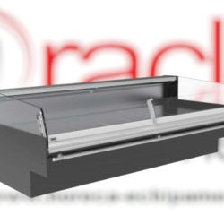 Vitrină frigorifică de expunere, incorporabilă, inox 938x875 mm, Infrico