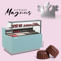 Vitrină frigorifică modulară de expunere ciocolată MAGNUS, 1250x960x1220mm Infrico - Img 5