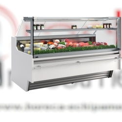 Vitrină frigorifică modulară de expunere, fără depozitare, 3750x1290 mm, incorporabilă, Infrico
