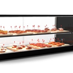 Vitrină frigorifică patiserie cu 1 raft, 1320x380x460 mm, Sayl - Img 2