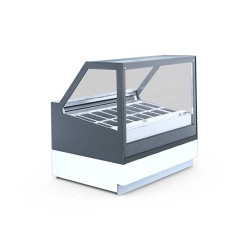 Vitrină frigorifică pentru înghețată CUBE 2 DEEP ICE, 14 cuve 165x360 mm - Img 3