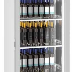 Vitrină frigorifică pentru vin 650x2300 mm, 2 fețe sticlă - Img 2