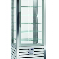 Vitrina frigorifica verticala pentru inghetata, 360 L, +5°-20°C