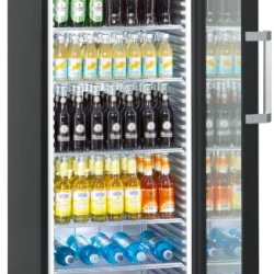 Vitrină frigorifică verticală, răcire dinamică, 422 litri, Neagră Premium, Liebherr - Img 8