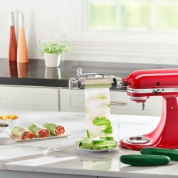 Accesoriu KitchenAid pentru tăiat foi legume și fructe, cu 2 lame - Img 11