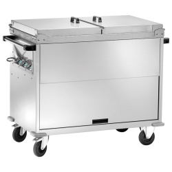 Bain Marie cu boiler dublu, temperatură diferențiată 2x GN1/1, Forcar - Img 2