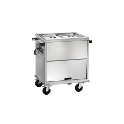 Bain Marie cu boiler, temperatură diferențiată 2x GN1/1, Forcar - Img 2