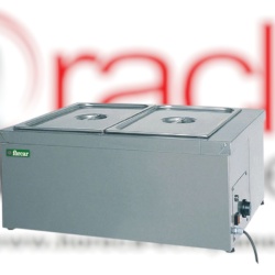 Bain Marie cu rezistență, fără apă 2x GN1/1, Forcar