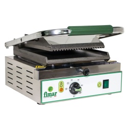 Contact grill 240×230 mm cu placă netadă/striată, Fimar - Img 3