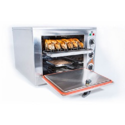 Cuptor afumător electric multifuncțional, 5 tăvi 300x400 mm - Img 2