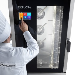 Cuptor combi electric linia EXPLORA COLOMBO 20 tăvi GN 1/1, touchscreen - Img 8