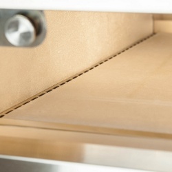 Cuptor electric pentru panificație cu 2 vetre (4 tăvi 60x40/vatră), sistem de abur, hotă și suport - Img 4