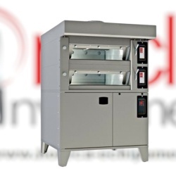 Cuptor electric pentru Panificație și Pizza cu 2 vetre și hotă