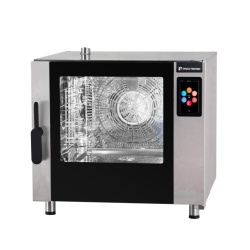 Cuptor pe gaz inteligent combisteamer 4 tăvi 60x40 cm, Flexo Catering Inoxtrend - Img 2