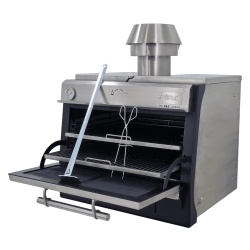 Cuptor pentru Steak pe cărbuni, deschidere verticaă, Pira 80 Lux SD - Img 8