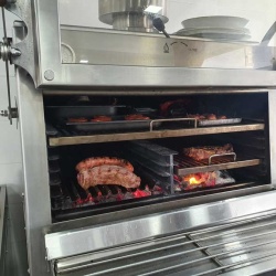 Cuptor pentru Steak pe cărbuni, deschidere verticală, Pira 80 Silver ED - Img 3