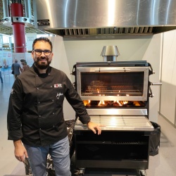 Cuptor pentru steak pe cărbuni, deschidere verticală, Pira 90 LUX ED - Img 13