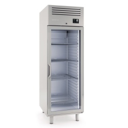 Dulap de congelare din inox cu ușă de sticlă, 560 litri - Img 2